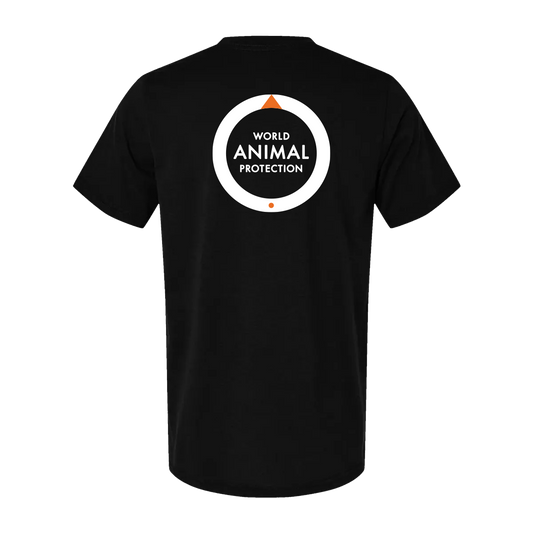 World Animal Protection Logo T-Shirt- 100% Recycled Materials