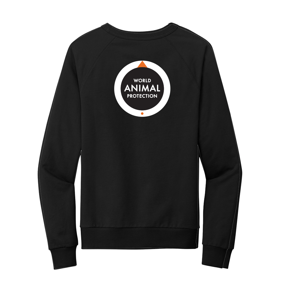 100% French Terry Cotton- World Animal Protection Logo Crewneck Sweatshirt